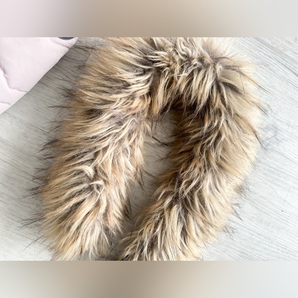 Point Zero Winter Hooded Jacket- Removable Fur- Blush - Size 5 - Picture 5 of 16